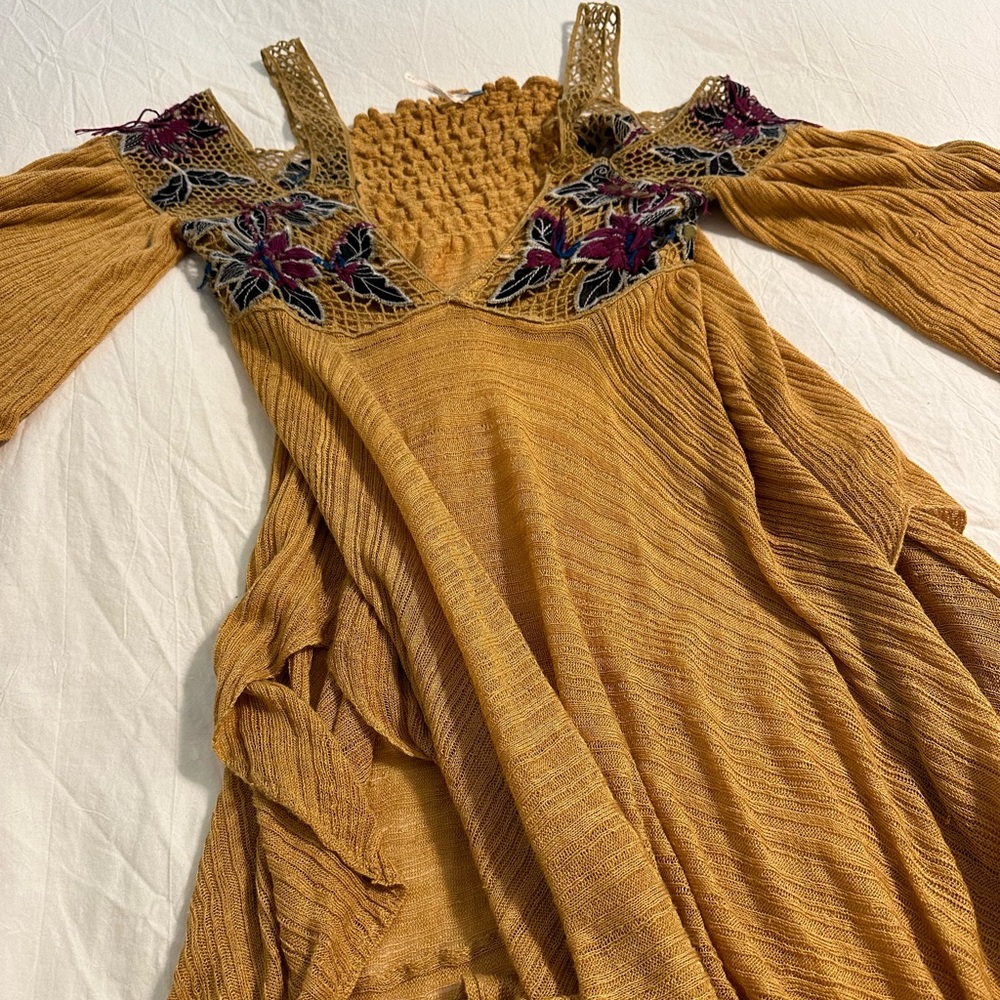 Free people off the shoulder maxi top